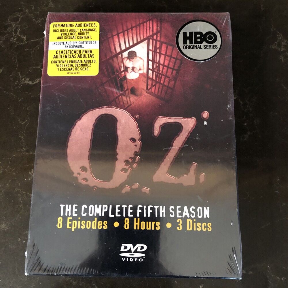 Oz - The Complete Fifth Season DVD, 2005, 3-Disc Set Season 5 New Sealed